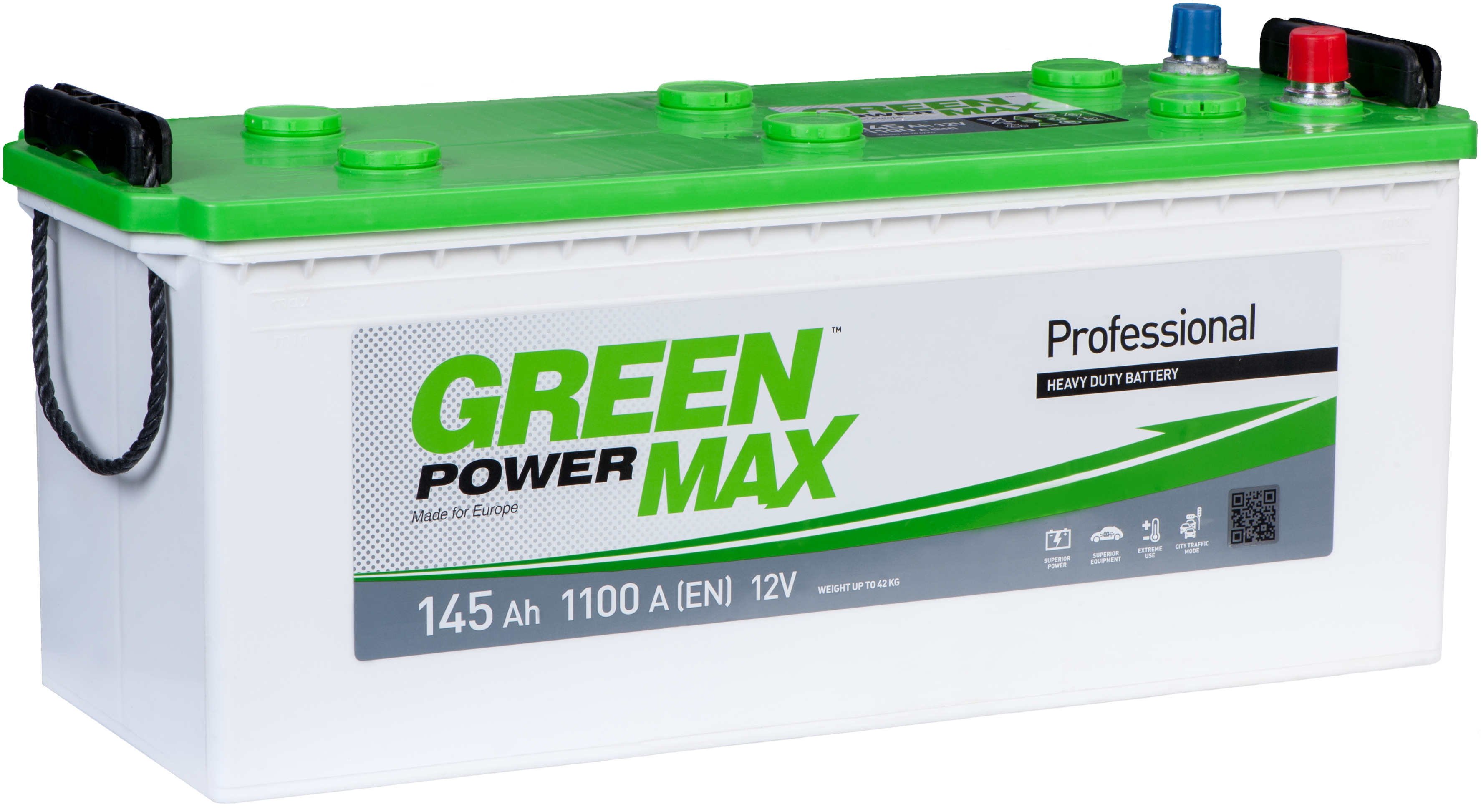Акумулятор GREEN POWER Max 6СТ-145АЗ L